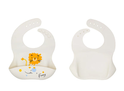 Bavoirs imperméables réglables pour enfants en Silicone souple