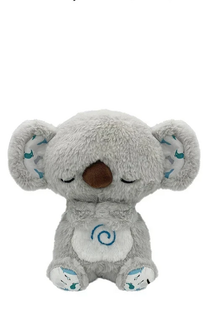 Peluche réconfortante avec respiration, sons et lumière