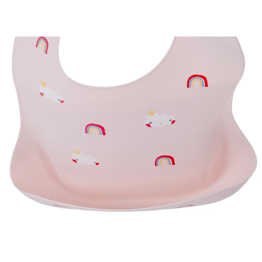 Bavoirs imperméables réglables pour enfants en Silicone souple
