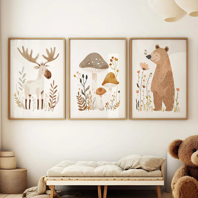 Toile d'art mural pour chambre d'enfant