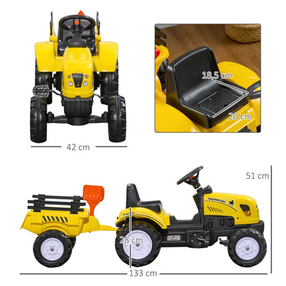 Tracteur avec remorque