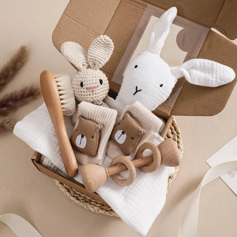 Coffret cadeau de naissance 6 pièces