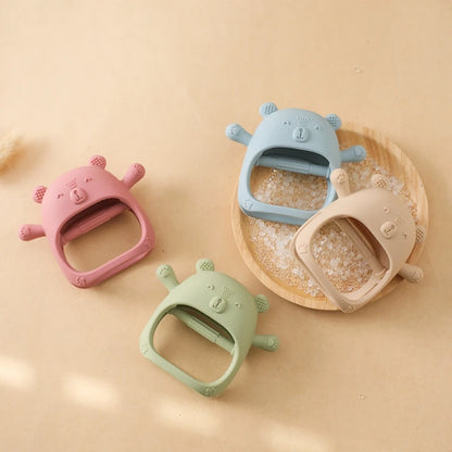 Anneau de dentition en silicone pour bébé