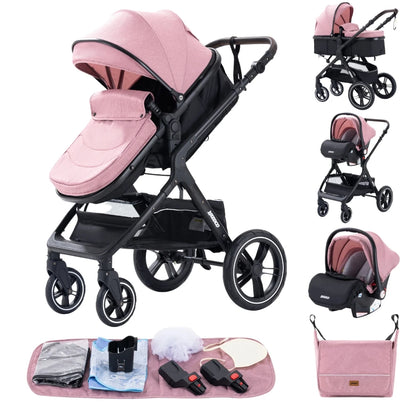 Poussette polyvalente moderne et pratique