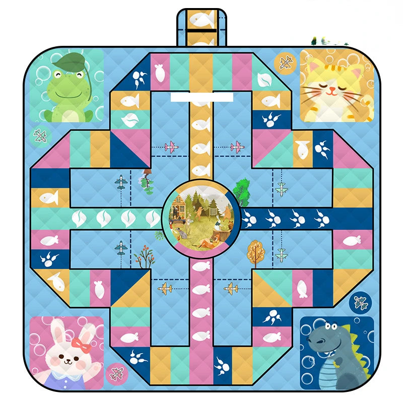 Tapis de pique-nique portable, pliable et imperméable motifs originaux