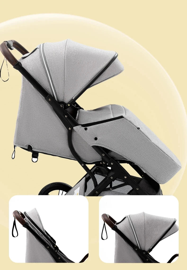 Poussette polyvalente moderne et pratique