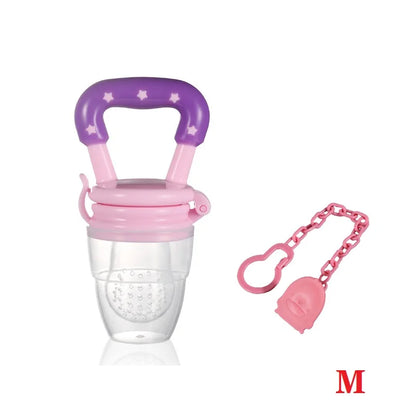 Tétine alimentaire pour bébé et chaîne de tétine