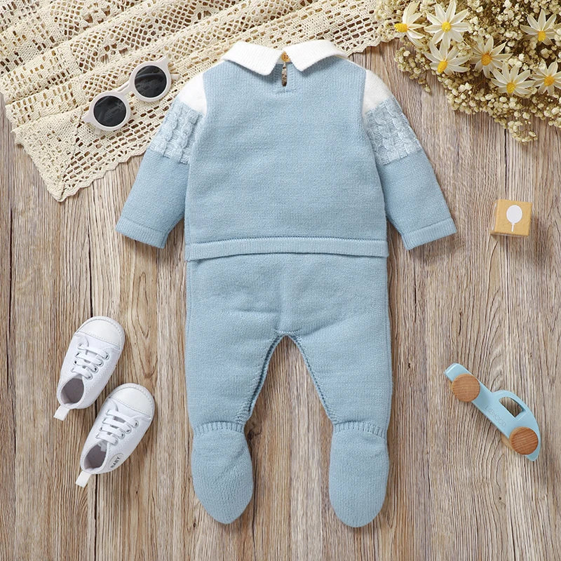 Barboteuse tricot pour bébé