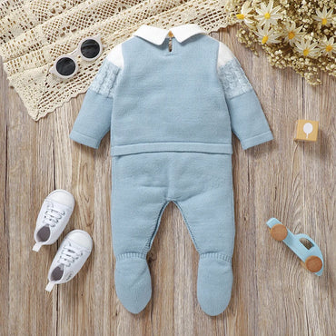 Barboteuse tricot pour bébé