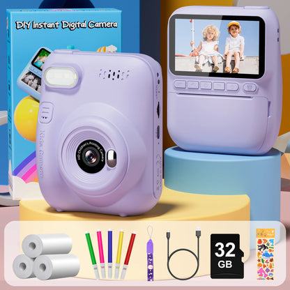 Appareil photo numérique Portable Gofunly à impression instantanée