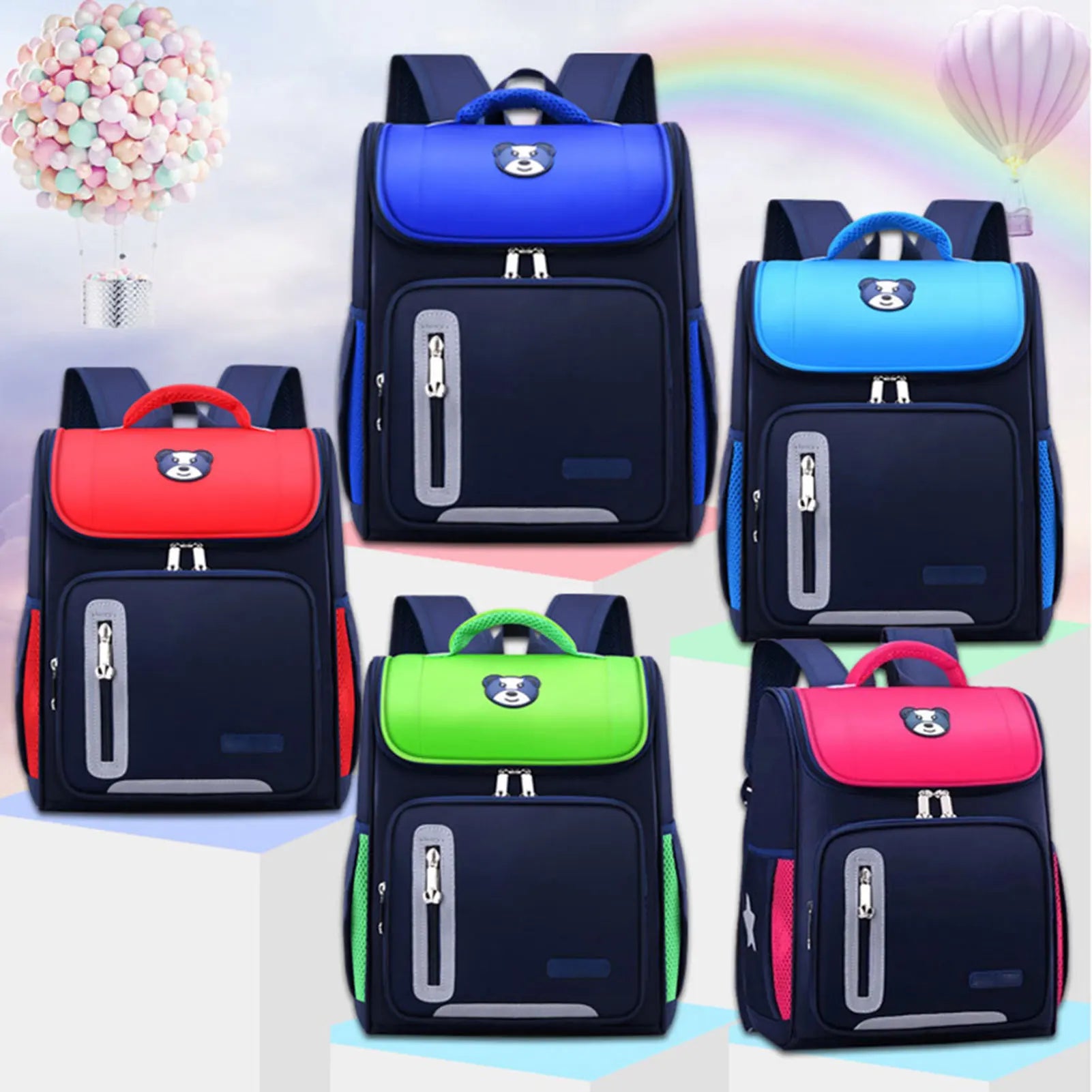 Sac d'école réfléchissant