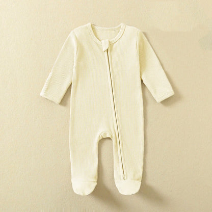 Barboteuse manches longues en coton