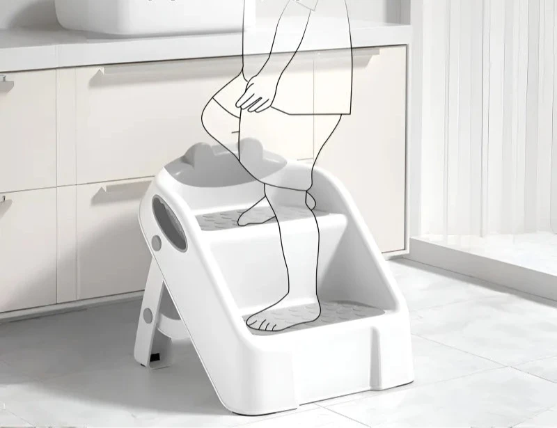 Marche-pied pliable pour enfant