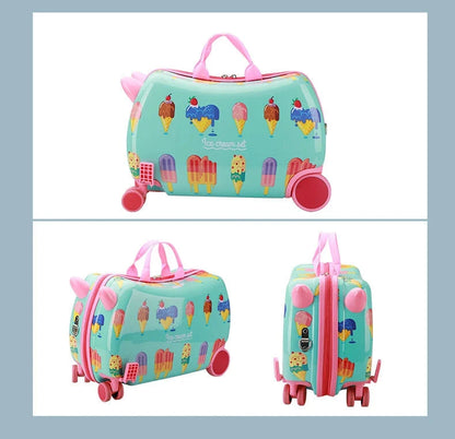 Valise ludique 4 roues pour enfants