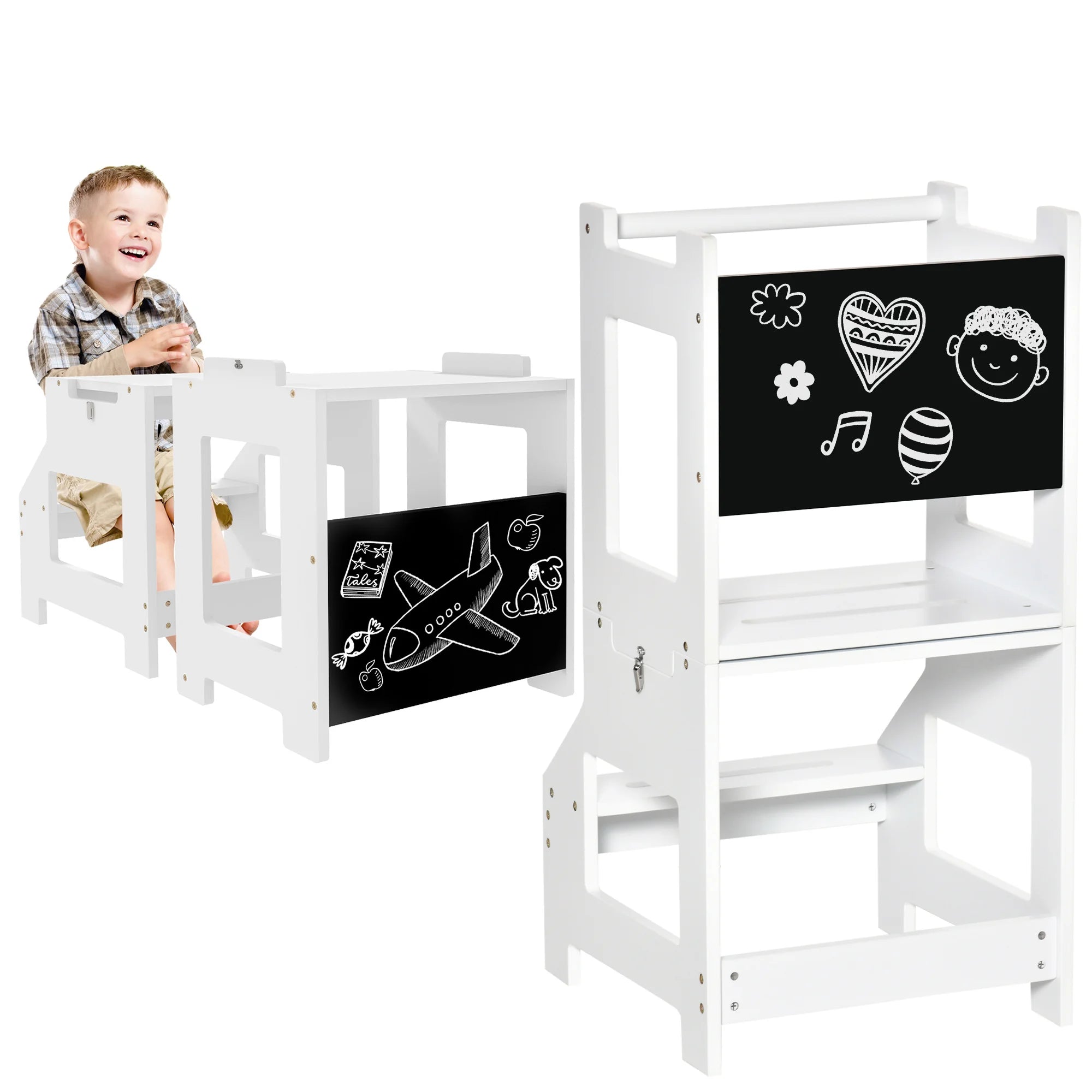 Tour d'apprentissage convertible avec Tableau noir