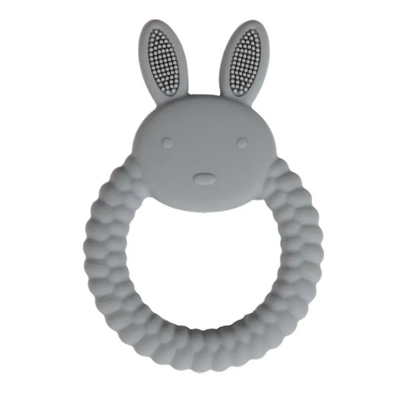 Anneau de dentition en silicone pour bébé