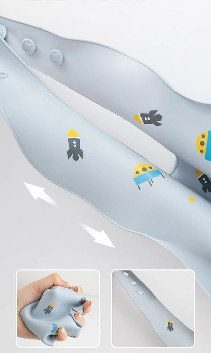 Bavoirs imperméables réglables pour enfants en Silicone souple