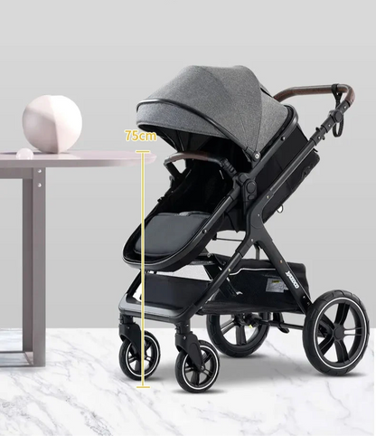 Poussette polyvalente moderne et pratique