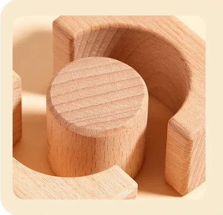 Ensemble de blocs de construction en bois