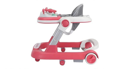 Trotteur pliable 2 en 1 avec plateau musical amovible