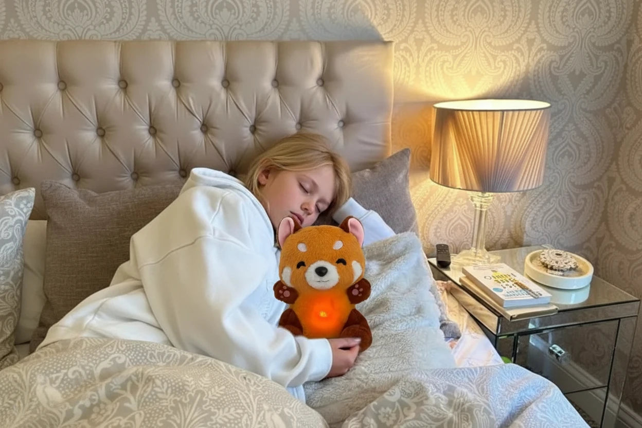 Peluche apaisante Panda Roux