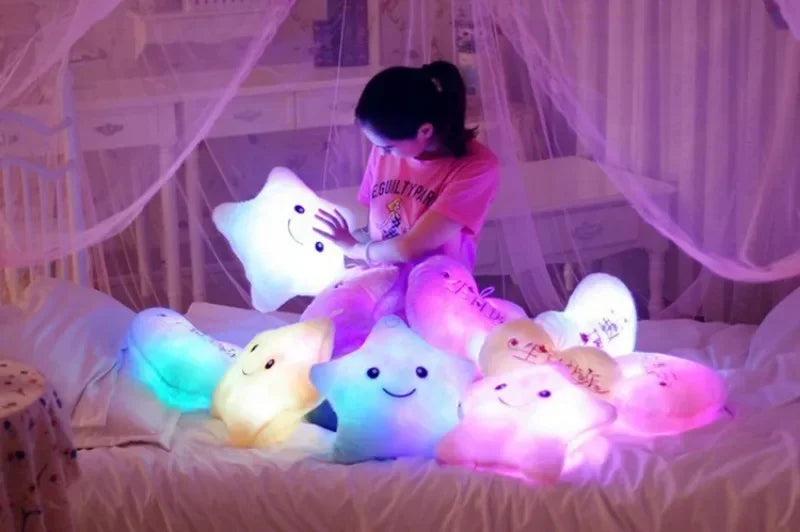 Peluche étoile lumineuse