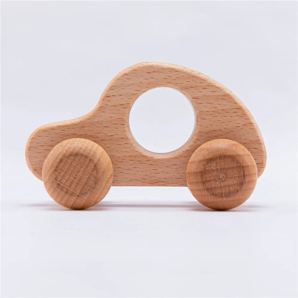 Jouets en bois pour bébé - collection véhicules