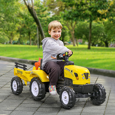 Tracteur avec remorque