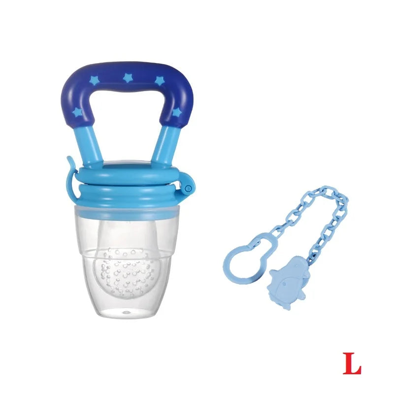 Tétine alimentaire pour bébé et chaîne de tétine