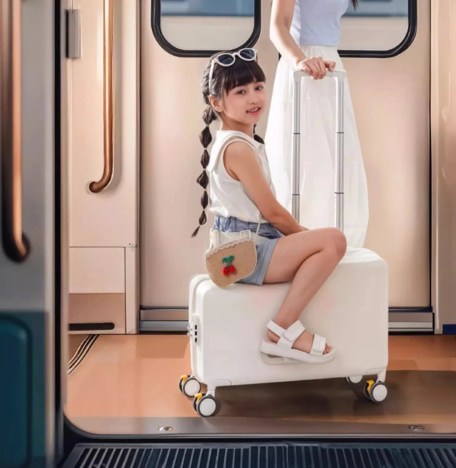 Valise siège pour enfants