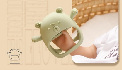 Anneau de dentition en silicone pour bébé