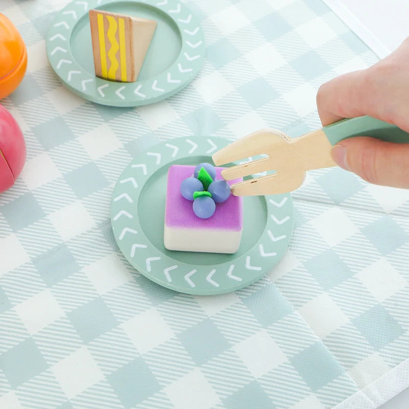 Ensembles de jeux en bois Petit-déjeuner ou Pique-nique pour enfants