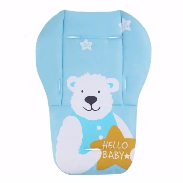 Coussin pour chaise haute et poussette motif ours