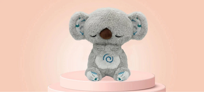 Peluche réconfortante avec respiration, sons et lumière