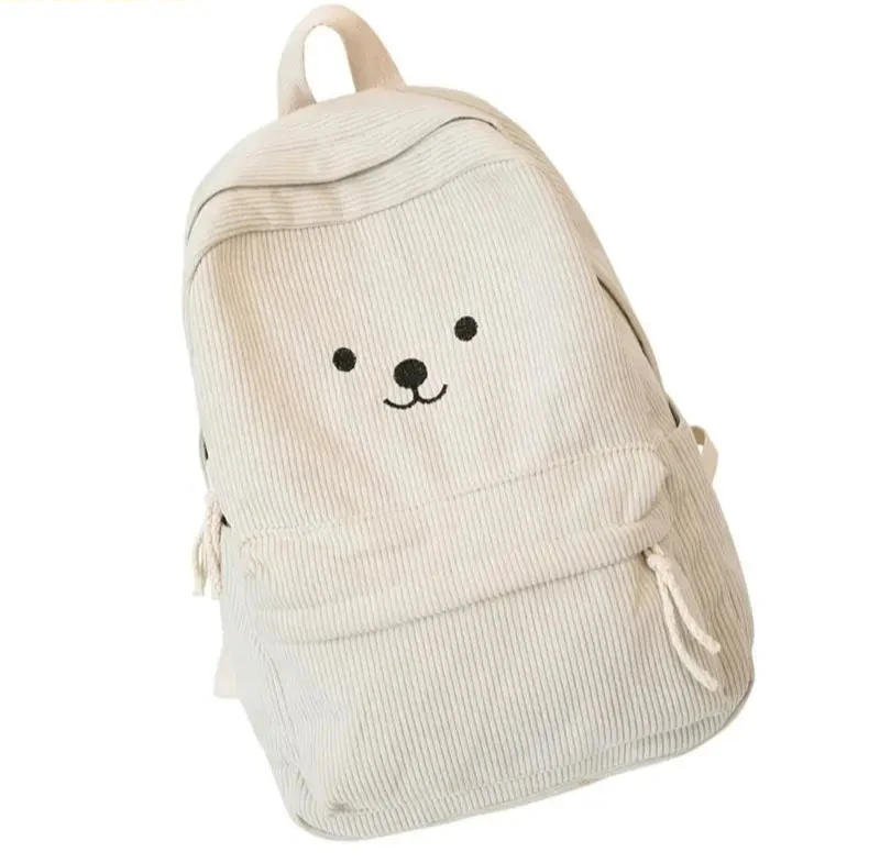  sac à dos en velours côtelé