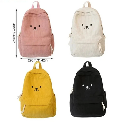  sac à dos en velours côtelé