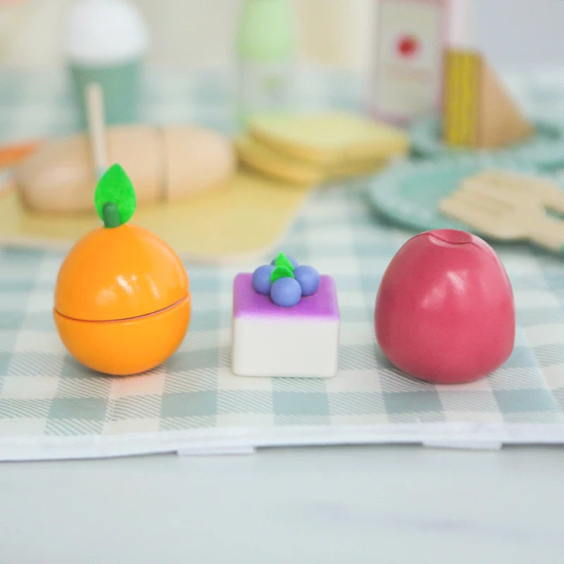 Ensembles de jeux en bois Petit-déjeuner ou Pique-nique pour enfants