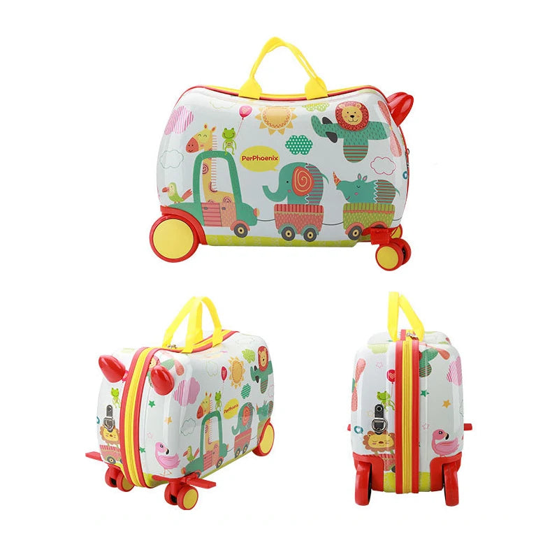 Valise ludique 4 roues pour enfants