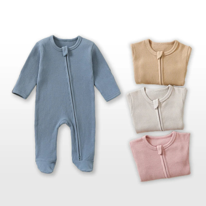 Barboteuse manches longues en coton