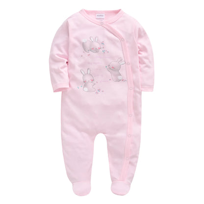 Grenouillères filles en coton