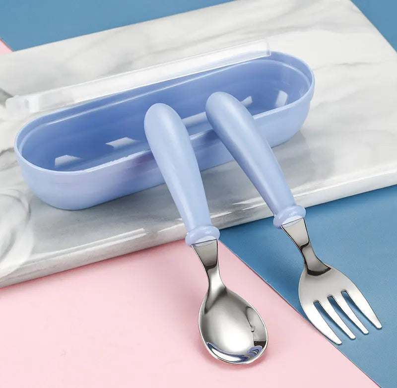 Set de Couverts pour enfants avec boîte de rangement