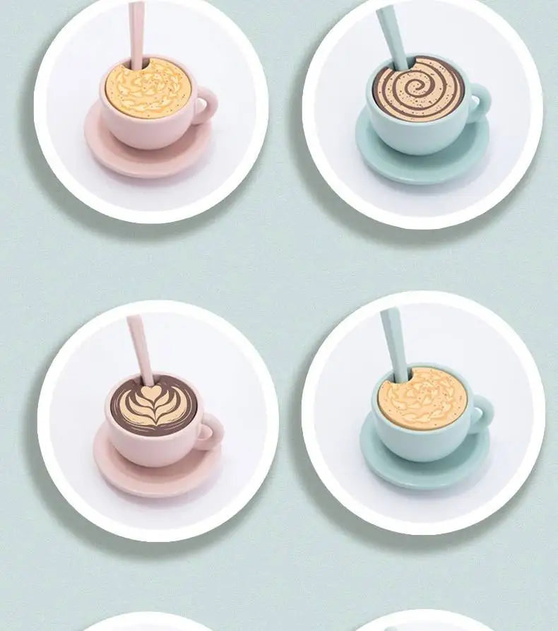 Jeux d'imitation en bois pour enfants - Machine à café et Caisse enregistreuse