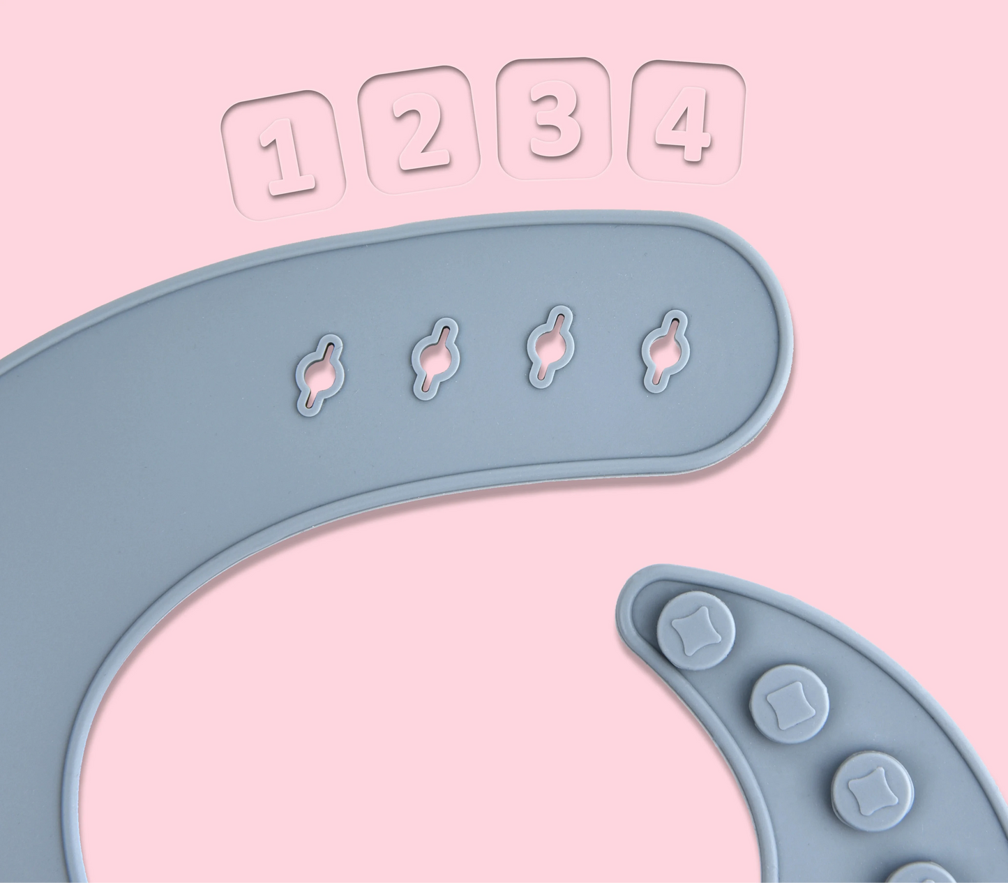 Bavoir souple en silicone