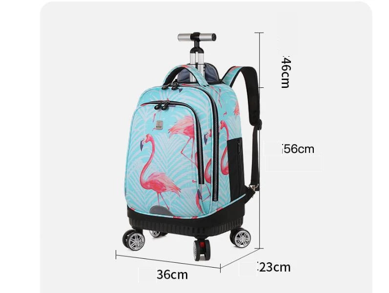 Sac à dos à roulettes