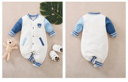 Combinaison pour bébé de 0 à 12 mois en coton doux