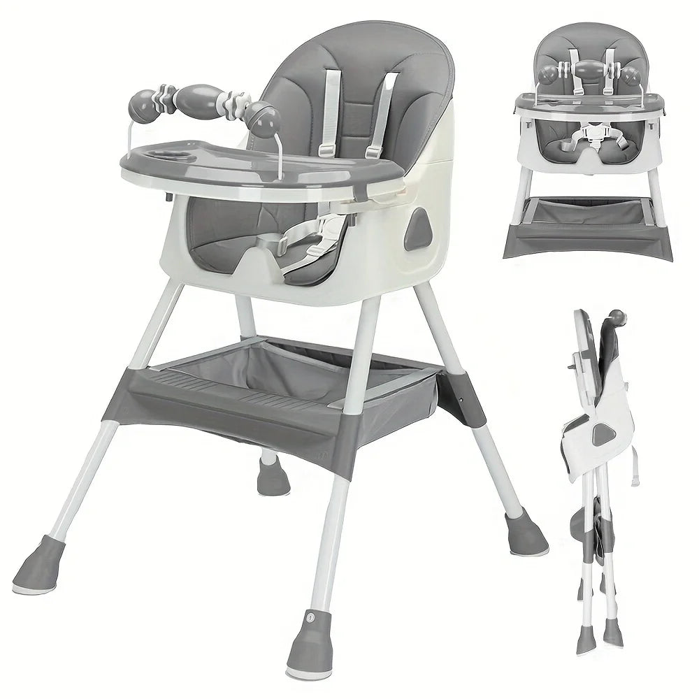 Chaise haute pliable pour bébé de 6 mois et plus