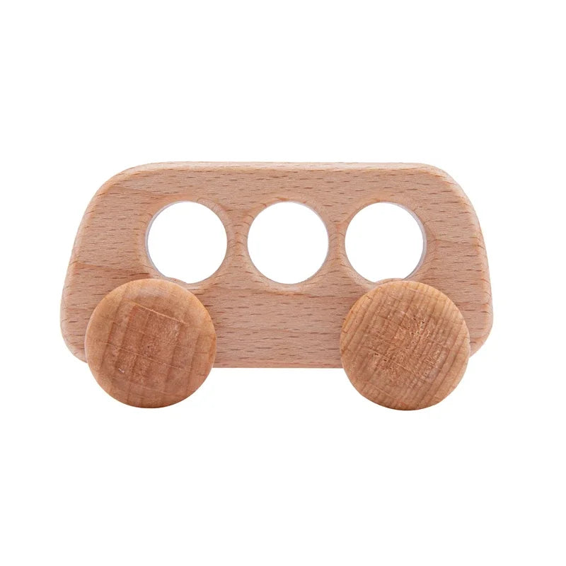 Jouets en bois pour bébé - collection véhicules