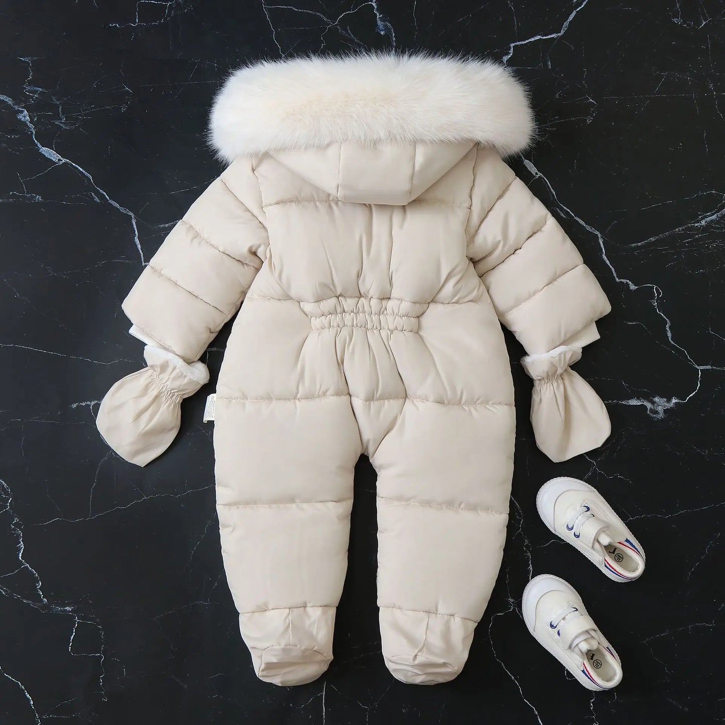 Combinaison pilote à doublure polaire à capuche