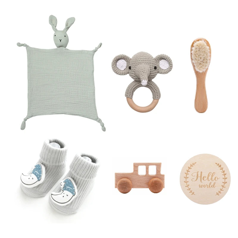 Coffret cadeau de naissance 6 pièces