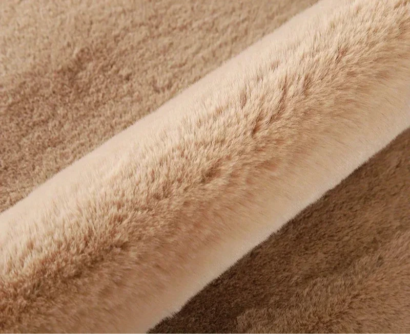 Tapis Super doux en forme d'ours et couleurs douces